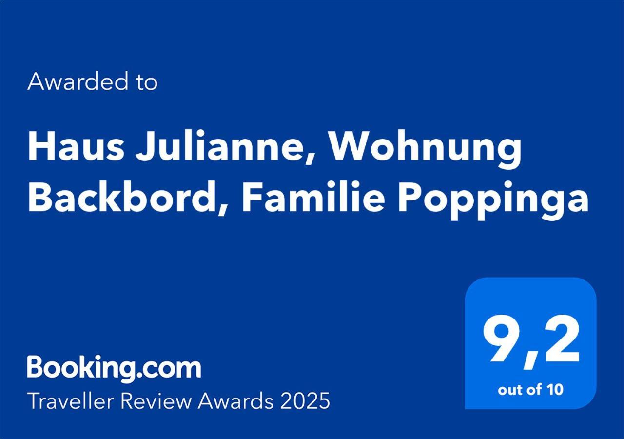 Haus Julianne, Wohnung Backbord, Familie Poppinga Norderney Exterior photo